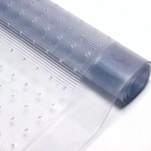 Heavy duty clear vinyl - clear, carpet