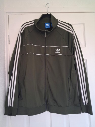 Adidas tracksuit olive green