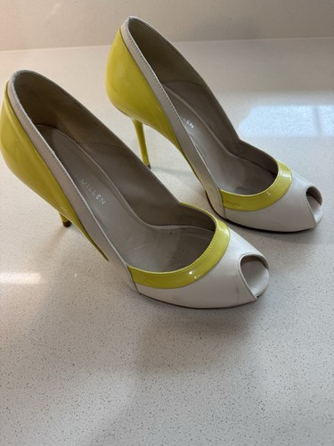 Karen millen yellow peep - millen, toe