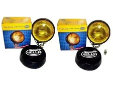 Pair Hella Round Fog Lamp