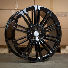22"sp black  alloy wheels for