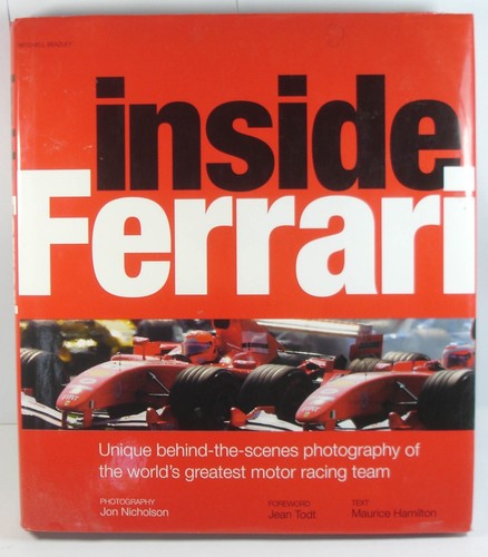 Inside ferrari book behind - inside,