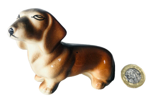 Dog ornament dachshund - ornament, pottery