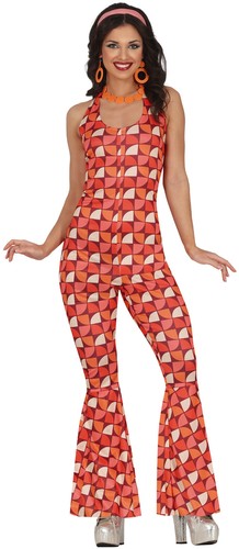 70s chic costume orange - chic,