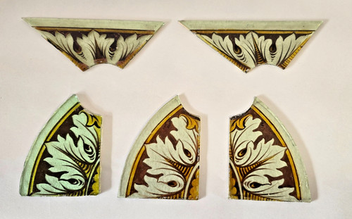 Five late victorian stained - five,