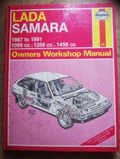 Lada Samara 1987-1991 Haynes Owners Workshop Manual