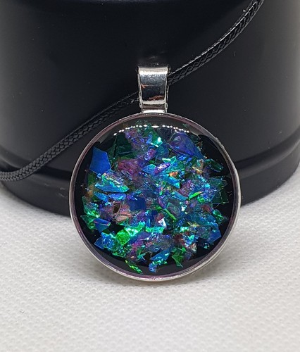 Handmade resin necklace bezel - handmade,