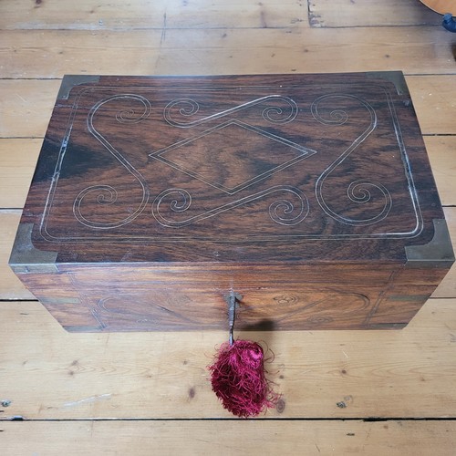 Victorian rosewood and brass - victorian,