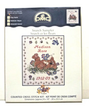 New, complete, DMC counted cross-stitch kit, "Snatch", size 20.0 cm x 25.5 cm