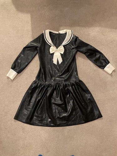 Latex seifuku dress black - seifuku,