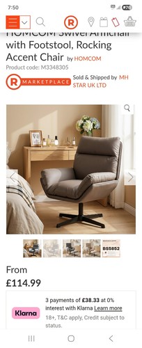 Homcom accent chair with - accent,