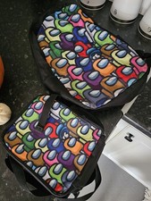 Among US Backpack & Lunch Box School Bag Set Official Merch