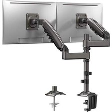 Dual Monitor Stand 13 to 32 Inch Taller Adjustable Long Arm Desk Mount HUANUO