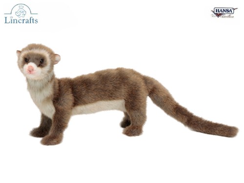 Hansa ferret plush soft toy - hansa,