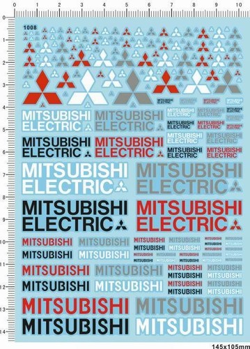 Water slide decals 1 - water, 1/12