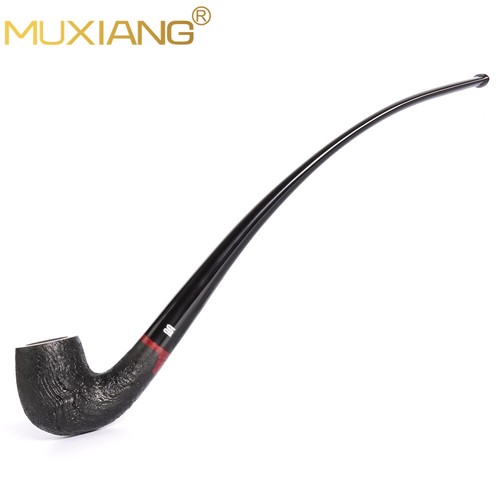 Sandblasted briar churchwarden - sandblasted,