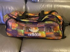 Sports Hold-all Pull Along Travel Trolley Bag With A Bali Surfing Theme VGC