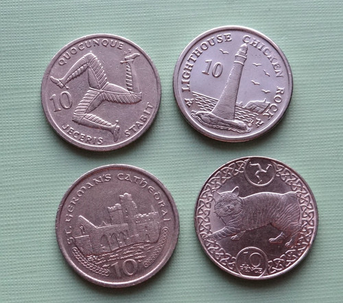 Isle man 10 pence - isle, of
