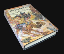 Pyramids a Terry Pratchett 1994 Edition Novel Hardcover with strange sticker