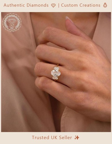 Oval lab grown diamond - oval,