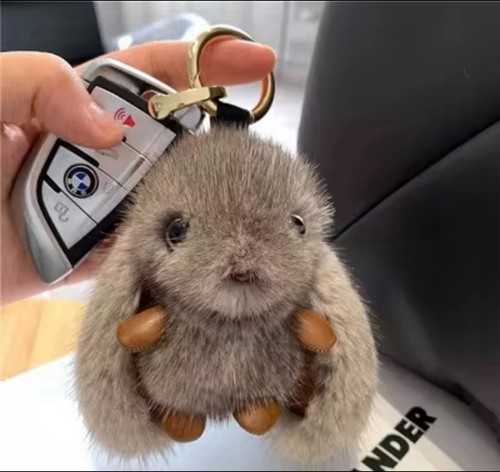15cm fluffy rabbit - rabbit, pompon