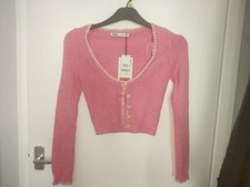 Zara Women's Pink Cardigan 