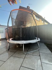 Sportspower 8ft Outdoor Kids Trampoline & Enclosure | Garden Jumping Trampoline