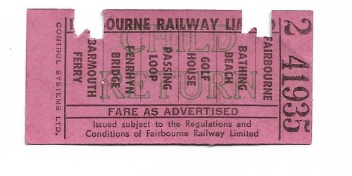 Fairbourne railway - 2, x
