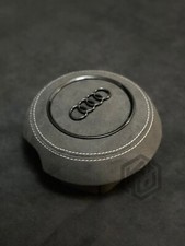 Audi Steering Wheel Air Cover Alcantara/White A3 / A4 / A5 / S3 / RS3