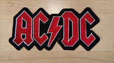 11  x 5.5cm  ACDC Rock band Patch sew iron on Patches Badges clothes jeans
