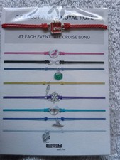 Effy - Royal Caribbean - Red Rope Bracelet - Cruise Ship Red Bag Charm - New