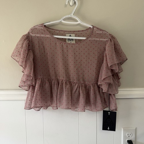Unif polka dot hearts - dot, sheer