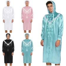 UK Men Shiny Lace Trim