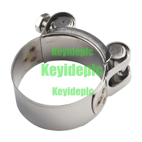 Stainless steel exhaust - stainless, clamps