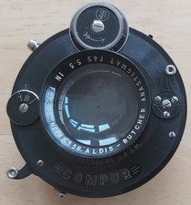 Aldis-Butcher Anastigmat f4.5 5.5 lens and Compur shutter good condition