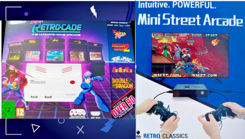 Retro arcade console - arcade,