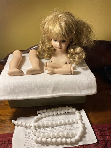 Vintage porcelain doll parts - vintage,