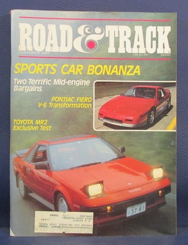 Road track magazine - &, 1984