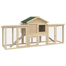 Pawhut wood chicken coop hens - pawhut,