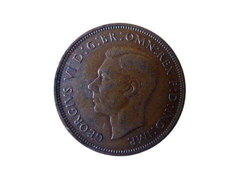 King george penny - george, vi