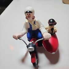 Wallace & Gromit 1989 Motorbike & SideCar Toothbrush Holder  Figure Collectable 