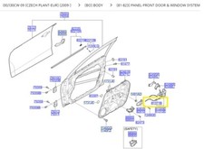 Hyundai I30 Inner Handle Cable