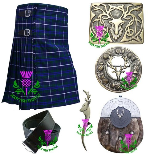 Scottish kilt set - kilt,