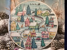 Winter Snow Village Church