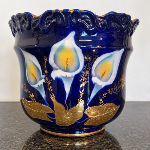 Large cobalt blue ceramic - large,
