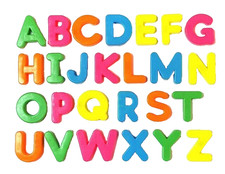 26PCS Alphabet Fridge Magnets Kids Play Magnetic Letters Learning Educational