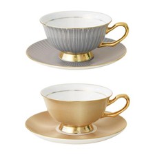 Ceramic Tea Cup and Saucer Set