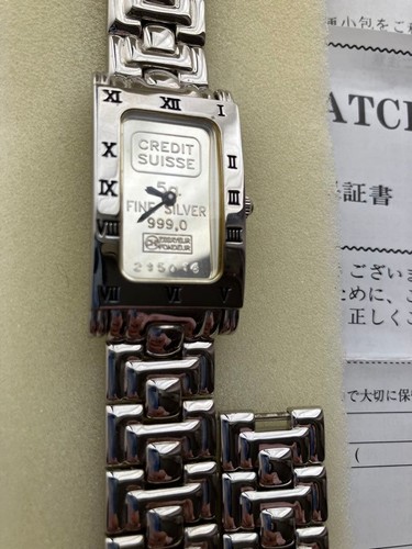 Credit suisse silver ingot - suisse,