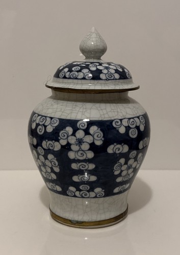 Chinese blue and white prunus