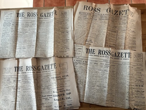 Ross gazette newspapers 1934 - gazette,